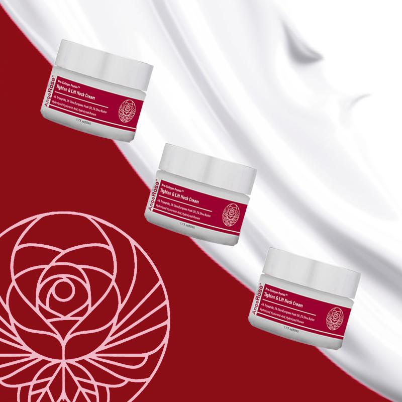 AngeRose Pre-Collagen Peptide Tighten & Lift Neck Cream, Pro-Collagen, Neck Care Flawless Smooth Tightening Comfort for women&men