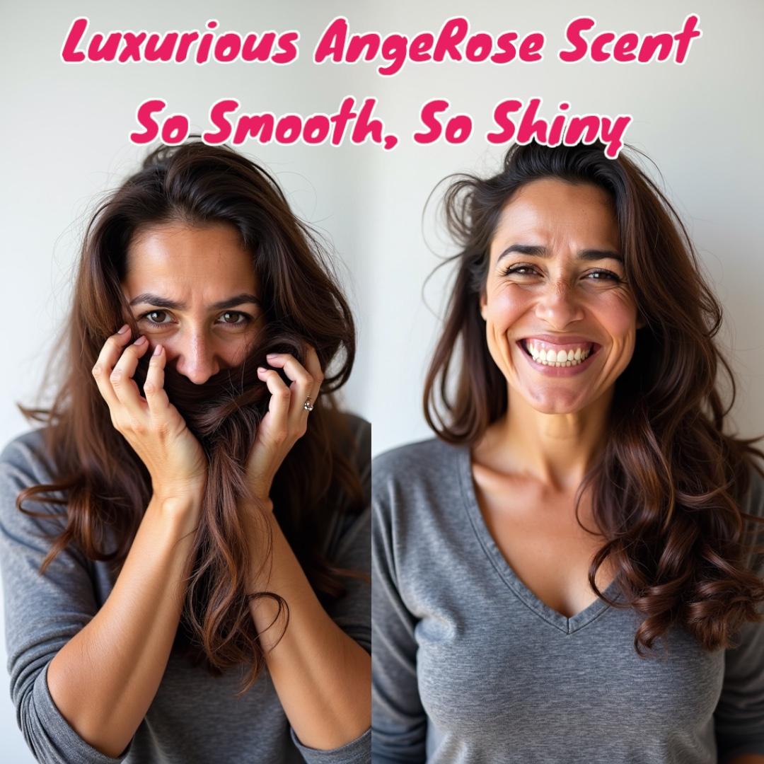 AngeRose Keratin Hair Vitamin Serum Capsules Honey Extract, Jojoba & Argan Oil For super soft & smooth hair
