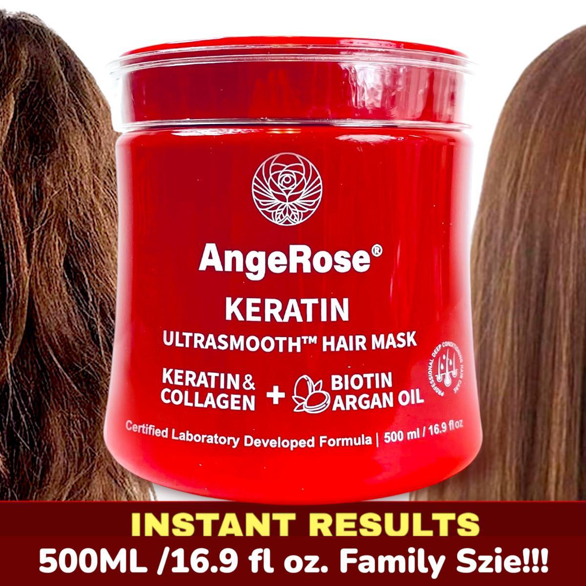 [AngeRose Color & Care Kit] 3-in-1 Hair Color Dye+ Shampoo+ Conditioner & Hair Mask